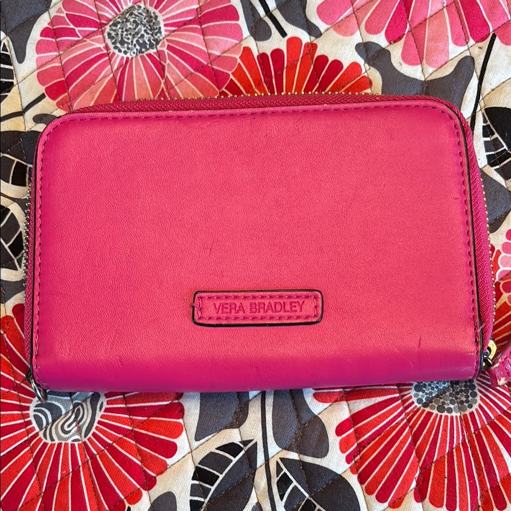 Vera Bradley Pink Women's Leather Wallet